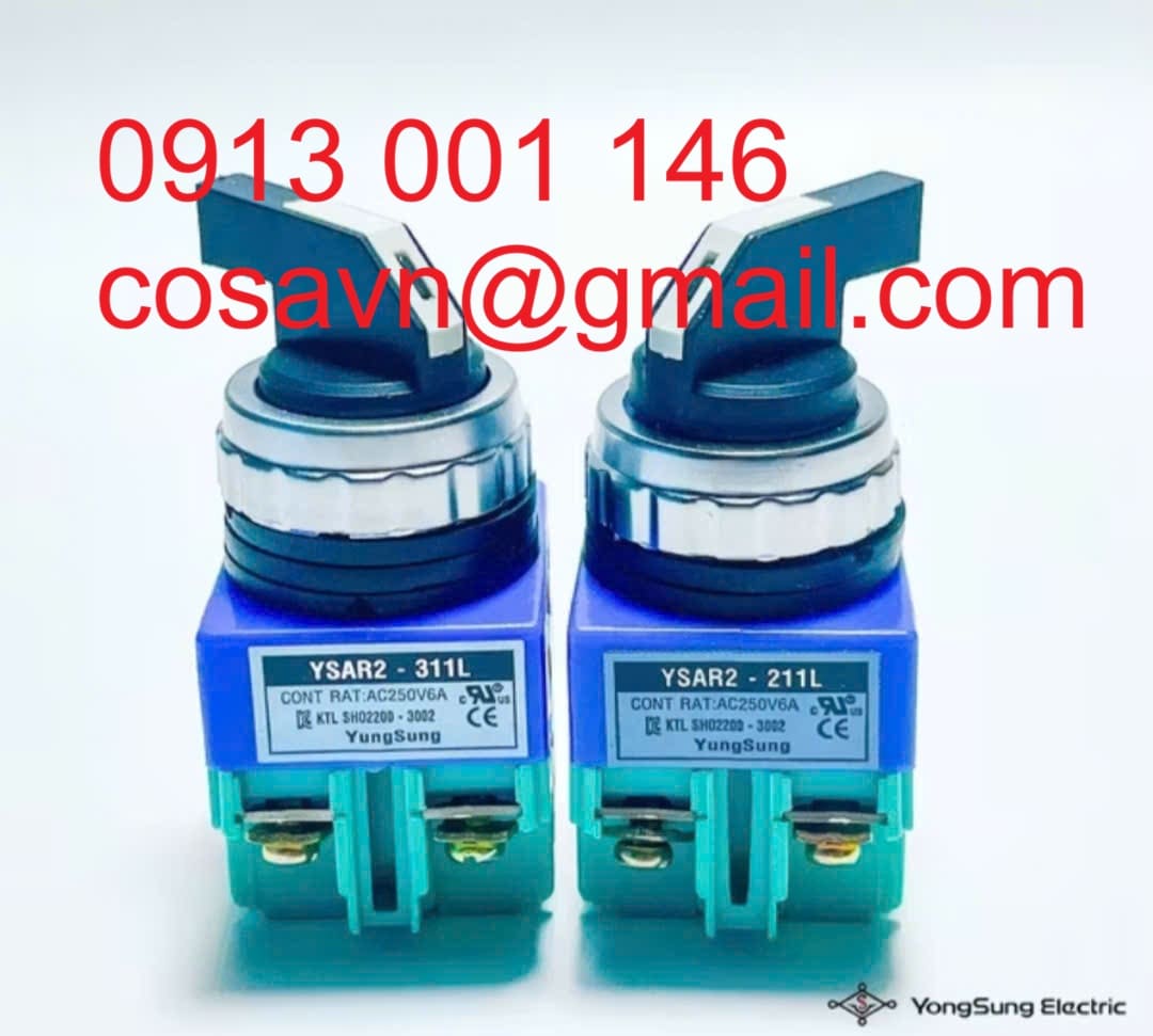 Công tắc xoay YongSung YSAR2-311L , YSAR2-211L